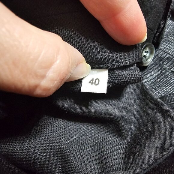 Brooks Brothers Wool-Cashmere Pleated Dress Pants 40x32 Gray Glen Plaid Cuffed - Picture 8 of 15